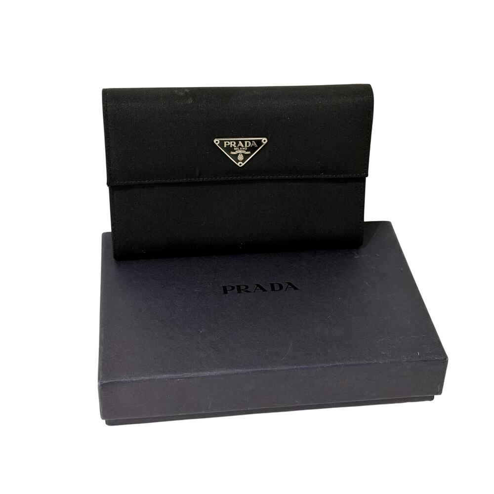 Prada Tessuto Nylon Tri-Fold Wallet